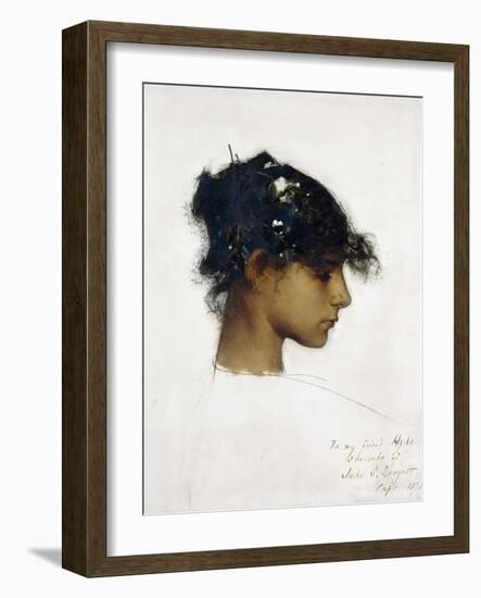 Rosina Ferrara - the Capri Girl, 1878-John Singer Sargent-Framed Giclee Print