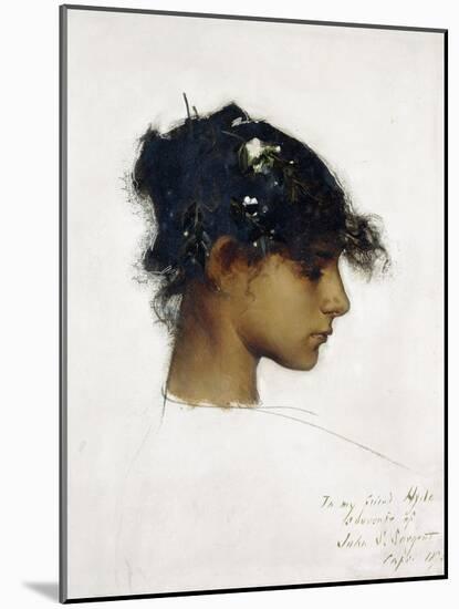 Rosina Ferrara - the Capri Girl, 1878-John Singer Sargent-Mounted Giclee Print