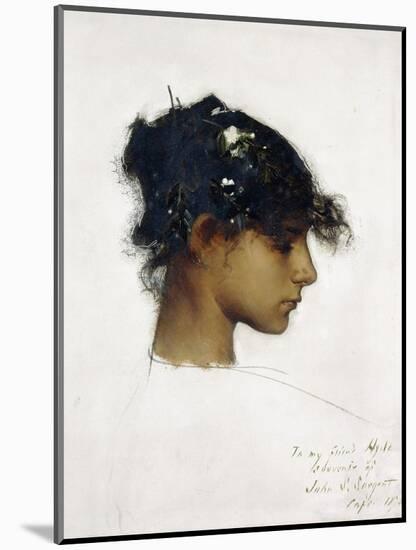 Rosina Ferrara - the Capri Girl, 1878-John Singer Sargent-Mounted Giclee Print