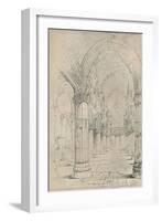 'Roslin Chapel', 1838-John Ruskin-Framed Giclee Print