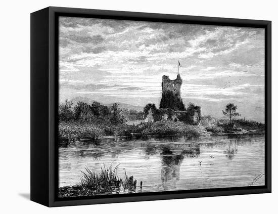 Ross Castle, County Kerry, Ireland, 19th Century-Weber-Framed Stretched Canvas