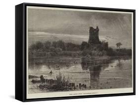 Ross Castle, from Picturesque Europe-null-Framed Stretched Canvas