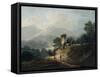 Ross Castle, Killarney, County Kerry-James Bayes-Framed Stretched Canvas