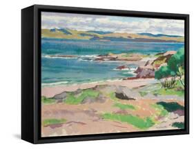 Ross of Mull from Traigh Mhor, Iona-Francis Campbell Boileau Cadell-Framed Stretched Canvas