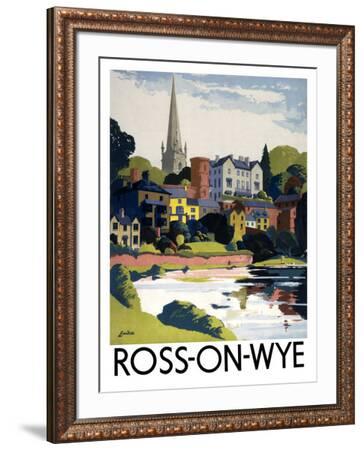 Ross On Wye Railway Vintage Retro Oldschool Old Good Price Poster