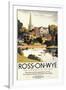 Ross-on-Wye, England - River Scene of Town British Railways Poster-Lantern Press-Framed Art Print