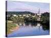 Ross-On-Wye from the River, Herefordshire, England, United Kingdom-David Hunter-Stretched Canvas