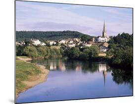 Ross-On-Wye from the River, Herefordshire, England, United Kingdom-David Hunter-Mounted Photographic Print
