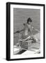 Rossana Podestà on a Rowing Boat-null-Framed Photographic Print