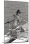 Rossana Podestà on a Rowing Boat-null-Mounted Photographic Print