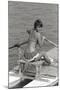 Rossana Podestà on a Rowing Boat-null-Mounted Photographic Print