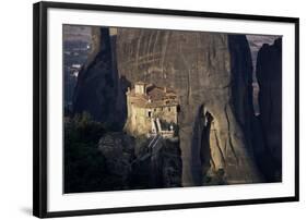 Rossanou Monastery, Meteora, Unesco World Heritage Site, Greece-Charles Bowman-Framed Photographic Print