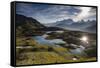 Rosset Lake-ClickAlps-Framed Stretched Canvas