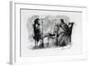 Rossetti Being Sketched by Elizabeth Siddal, September 1853-Dante Gabriel Rossetti-Framed Giclee Print