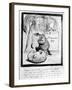 Rossetti Lamenting the Death of His Wombat, 1869 (Pen and Ink on Paper)-Dante Gabriel Rossetti-Framed Giclee Print