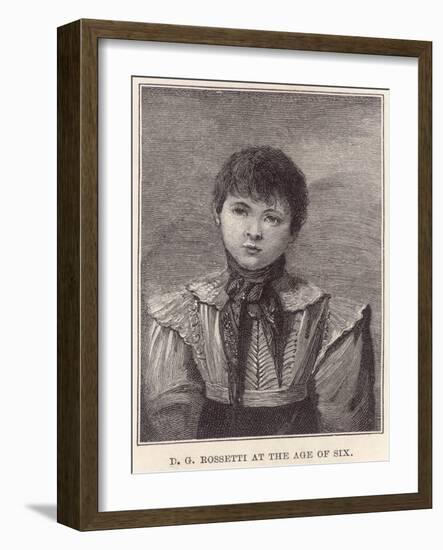 Rossetti, Pistrucci-C Carter-Framed Art Print