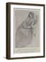 Rossetti's Finest Portrait of His Wife-Dante Gabriel Charles Rossetti-Framed Giclee Print