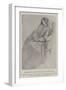 Rossetti's Finest Portrait of His Wife-Dante Gabriel Charles Rossetti-Framed Giclee Print