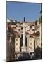 Rossio, Praca de Dom Pedro IV, Baixa, Lisbon, Portugal, Europe-Markus Lange-Mounted Photographic Print