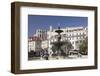 Rossio, Praca Dom Pedro IV, Convento do Carmo Monastery, Baixa, Lisbon, Portugal, Europe-Markus Lange-Framed Photographic Print