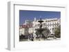 Rossio, Praca Dom Pedro IV, Convento do Carmo Monastery, Baixa, Lisbon, Portugal, Europe-Markus Lange-Framed Photographic Print