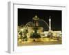 Rossio Square (Dom Pedro Iv Square) at Night, Lisbon, Portugal, Europe-Yadid Levy-Framed Photographic Print