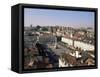 Rossio Square (Dom Pedro Iv Square), Lisbon, Portugal, Europe-Yadid Levy-Framed Stretched Canvas