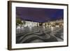 Rossio Square, Night Photography, Lisbon, Portugal-Axel Schmies-Framed Photographic Print