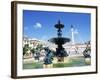 Rossio Square, Praca Dom Pedro Iv, Lisbon, Portugal-Yadid Levy-Framed Photographic Print
