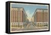 Rosslyn Hotels, Downtown Los Angeles-null-Framed Stretched Canvas