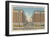 Rosslyn Hotels, Downtown Los Angeles-null-Framed Art Print