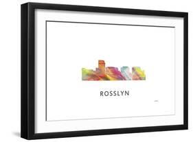 Rosslyn Virginia Skyline-Marlene Watson-Framed Giclee Print