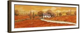 Rosso Papavero-Guido Borelli-Framed Giclee Print