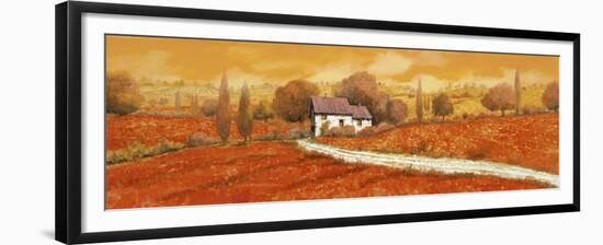 Rosso Papavero-Guido Borelli-Framed Giclee Print