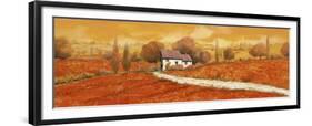 Rosso Papavero-Guido Borelli-Framed Giclee Print