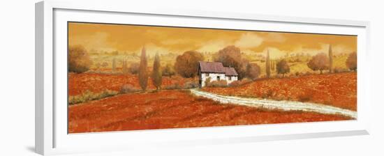 Rosso Papavero-Guido Borelli-Framed Giclee Print