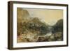 Rosthwaite Bridge, Borrowdale-J. M. W. Turner-Framed Giclee Print