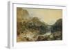 Rosthwaite Bridge, Borrowdale-J. M. W. Turner-Framed Giclee Print