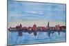 Rostock Germany Harbour View in Baltic Sea-Markus Bleichner-Mounted Art Print