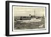 Rostock Warnemünde, Dampfer Undine, Weiße Flotte-null-Framed Giclee Print