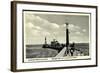 Rostock Warnemünde, Fährschiff, Leuchtturm, Hafen-null-Framed Giclee Print