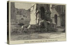 Rostra Lately Excavated in the Forum at Rome-null-Stretched Canvas