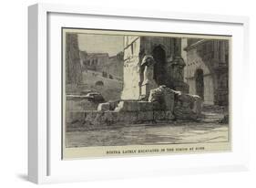 Rostra Lately Excavated in the Forum at Rome-null-Framed Giclee Print