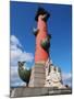 Rostral Column, St. Petersburg, Russia, Europe-Vincenzo Lombardo-Mounted Photographic Print