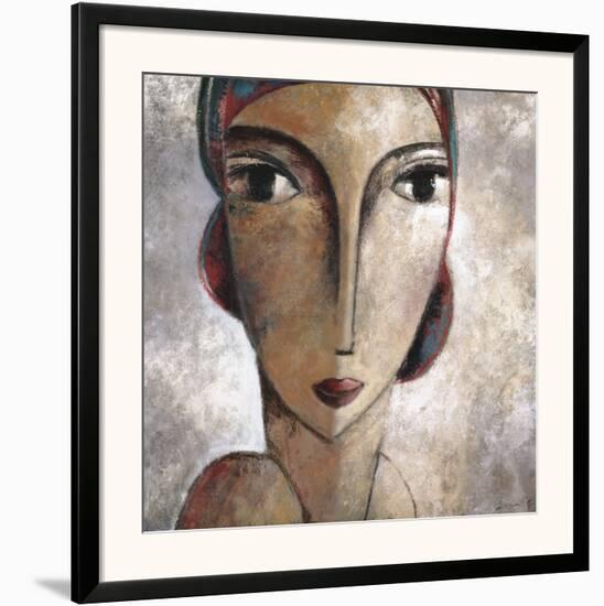 Rostro De Mujer-Didier Lourenco-Framed Art Print