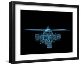 Rotary Engine with Propeller-sauliusl-Framed Art Print