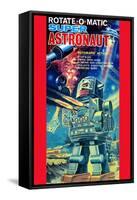 Rotate-O-Matic Super Astronaut-null-Framed Stretched Canvas