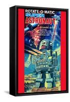 Rotate-O-Matic Super Astronaut-null-Framed Stretched Canvas