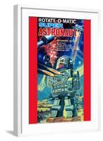 Rotate-O-Matic Super Astronaut-null-Framed Art Print