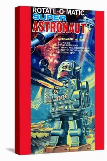 Rotate-O-Matic Super Astronaut-null-Stretched Canvas
